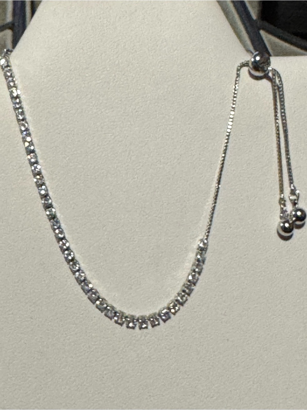 Silver Crystal Tennis Bracelet - Classic Sparkle